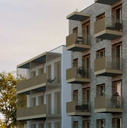 Vy&scaron;nios Boutique fasadas su balkonais